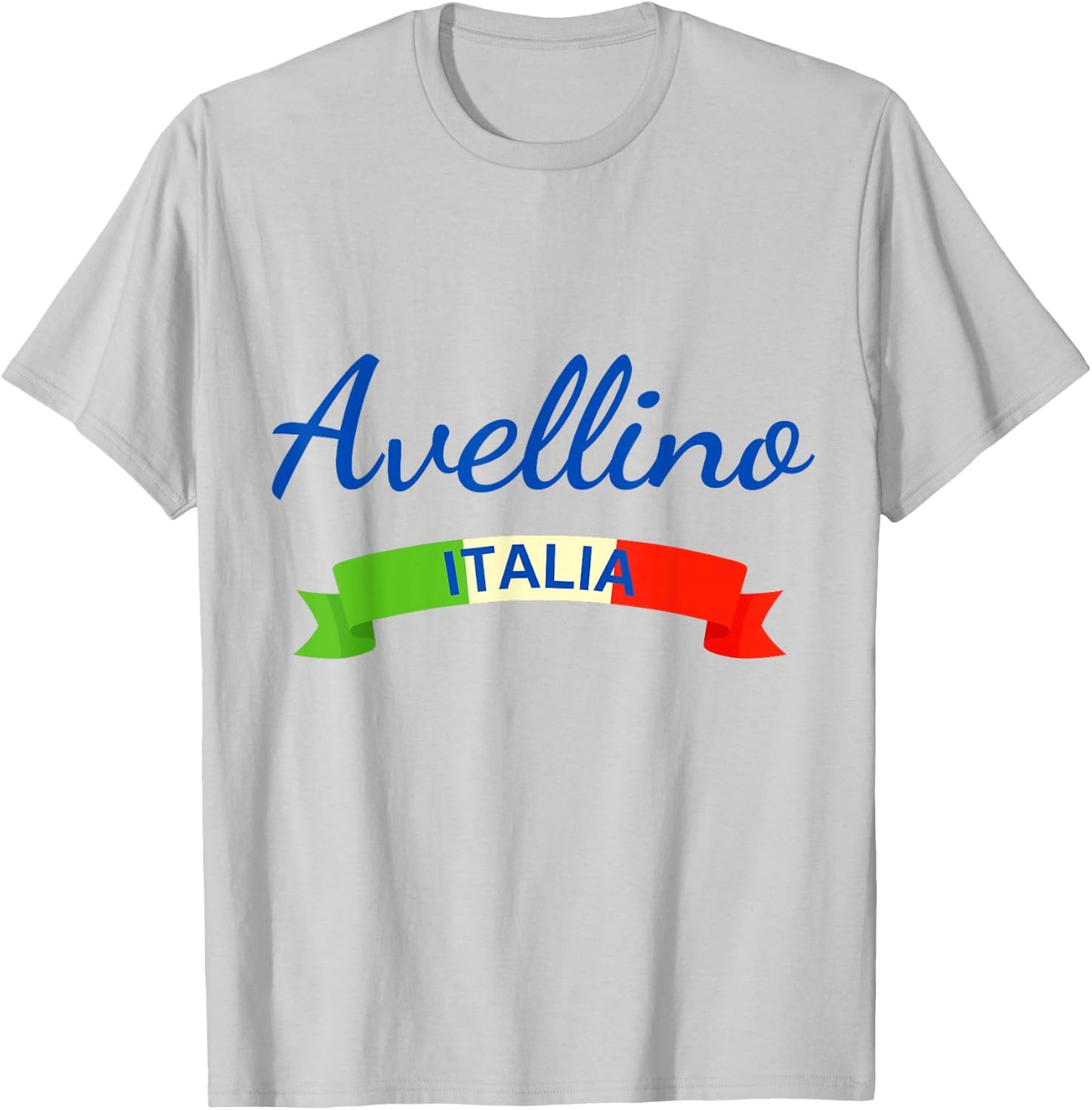 Avellino Italy Flag Roma Italia Souvenir Matching Italian T-Shirt - T-Shirt | Ash