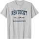 Kentucky Vintage American Flag USA Sports Design Kids Men T-Shirt - T-Shirt | Ash