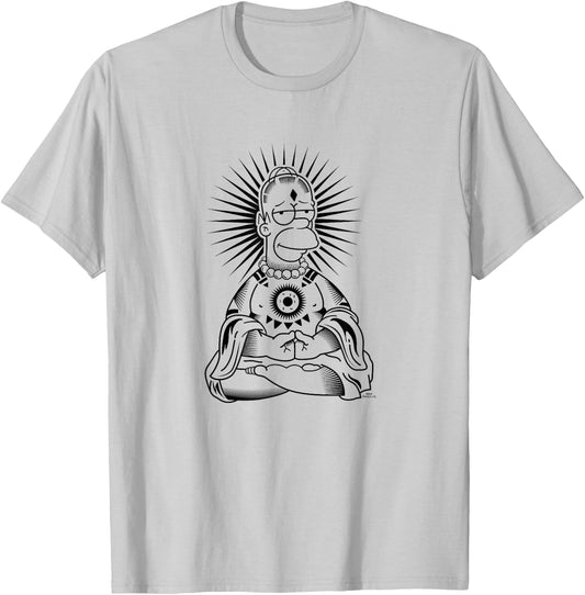 The Simpsons Zen Homer C2 T-Shirt - T-Shirt | Ash