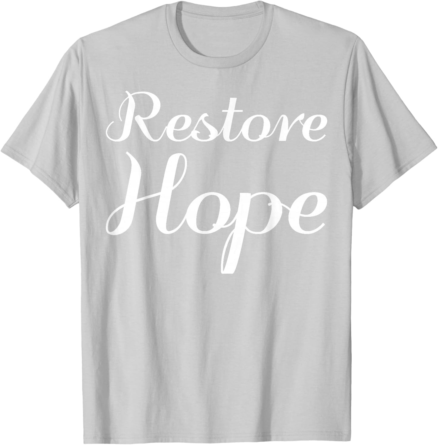 Restore Hope - Energy Healing T-Shirt - T-Shirt | Ash