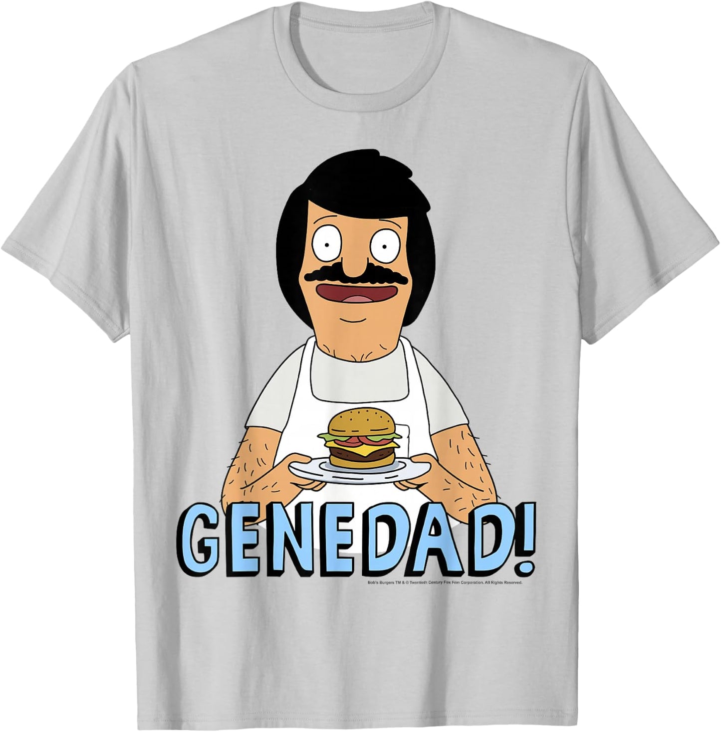 Bob's Burgers Gene Dad Portrait T-Shirt - T-Shirt | Ash