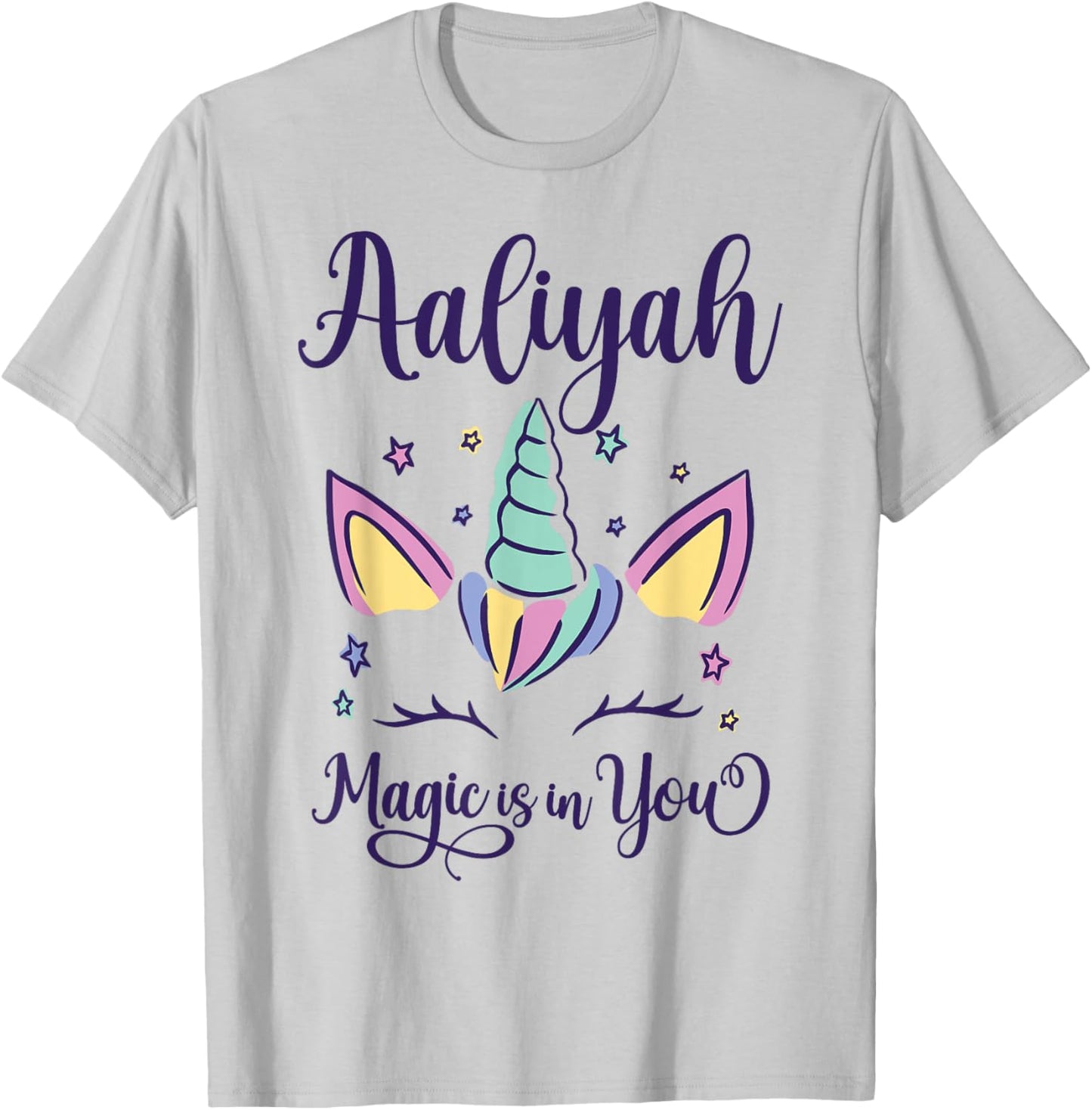 First Name Aaliyah Personalized I Love Aaliyah T-Shirt - T-Shirt | Ash
