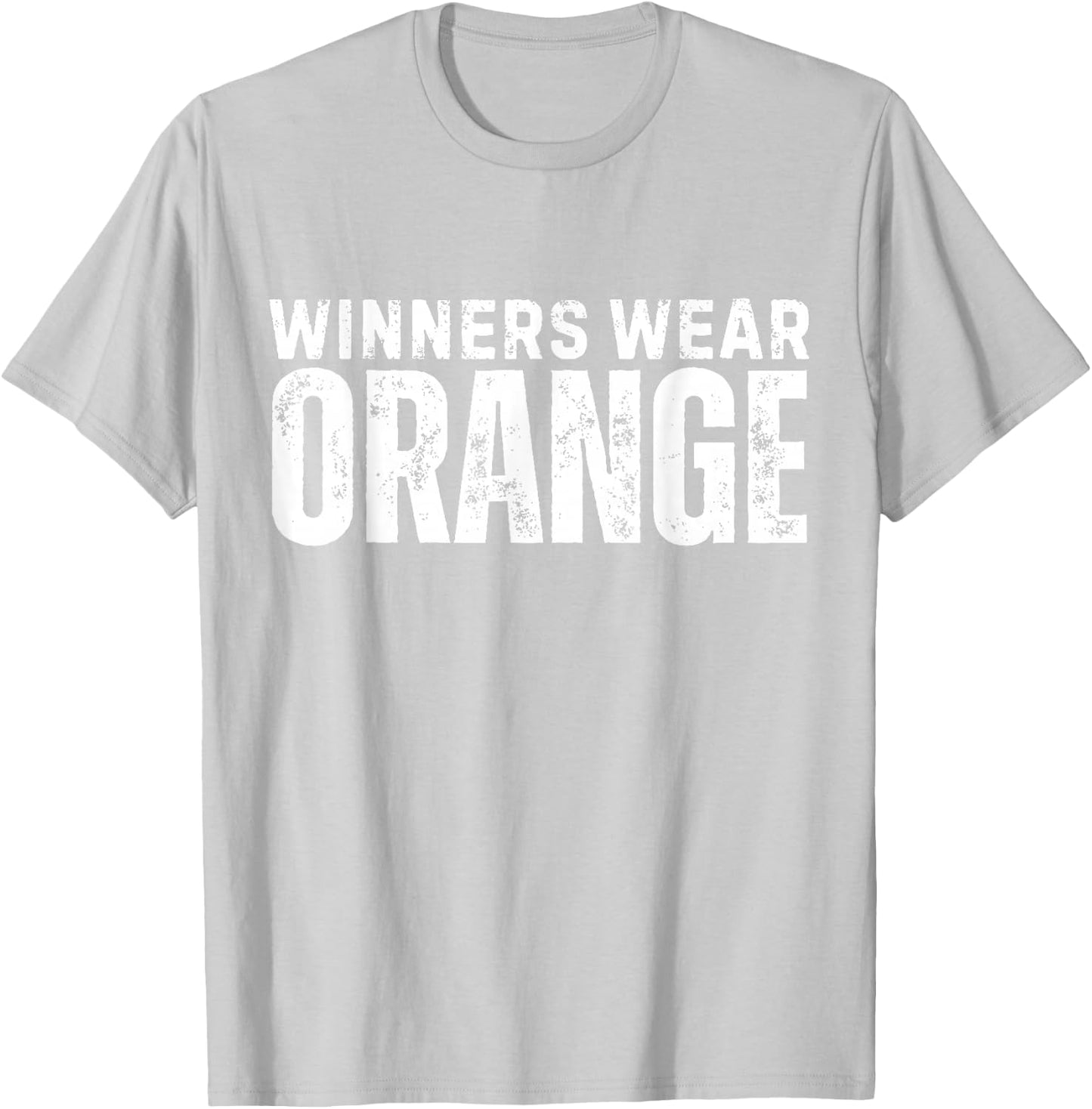 Winners Wear Orange Spirit Wear Team Game Color War Camp T-Shirt - T-Shirt | Ash