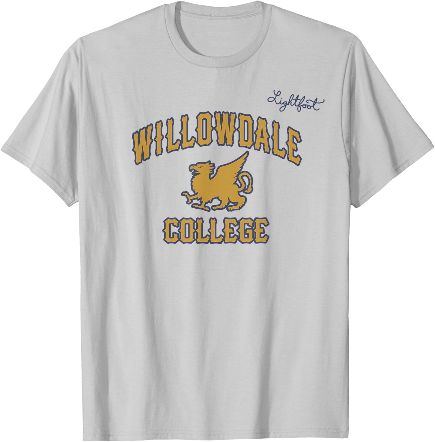 Disney Pixar Onward Willowdale College Lightfoot T-Shirt - T-Shirt | Ash