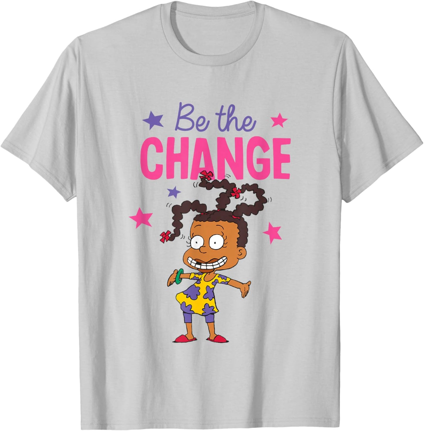 Rugrats Be The Change Susie Carmichael Portrait T-Shirt - T-Shirt | Ash