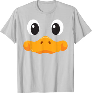Duck Face T Shirt Halloween Costume Birthday Idea Cute Funny T-Shirt - T-Shirt | Ash