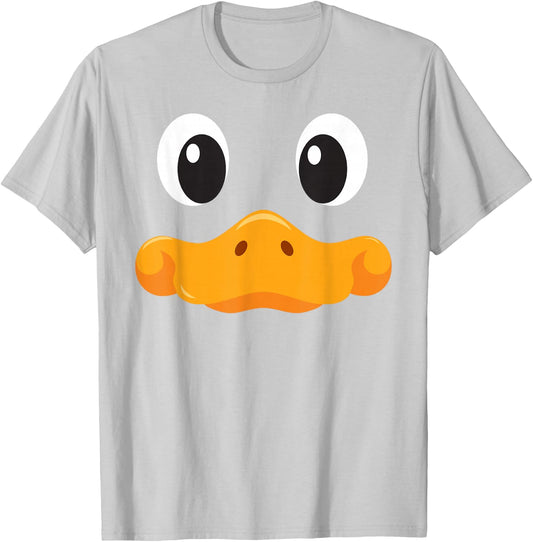 Duck Face T Shirt Halloween Costume Birthday Idea Cute Funny T-Shirt - T-Shirt | Ash