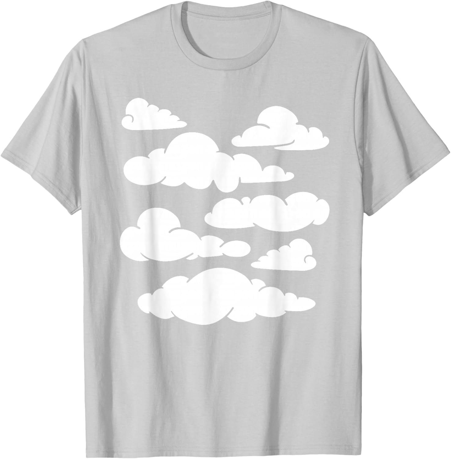 White Clouds T-Shirt - T-Shirt | Ash