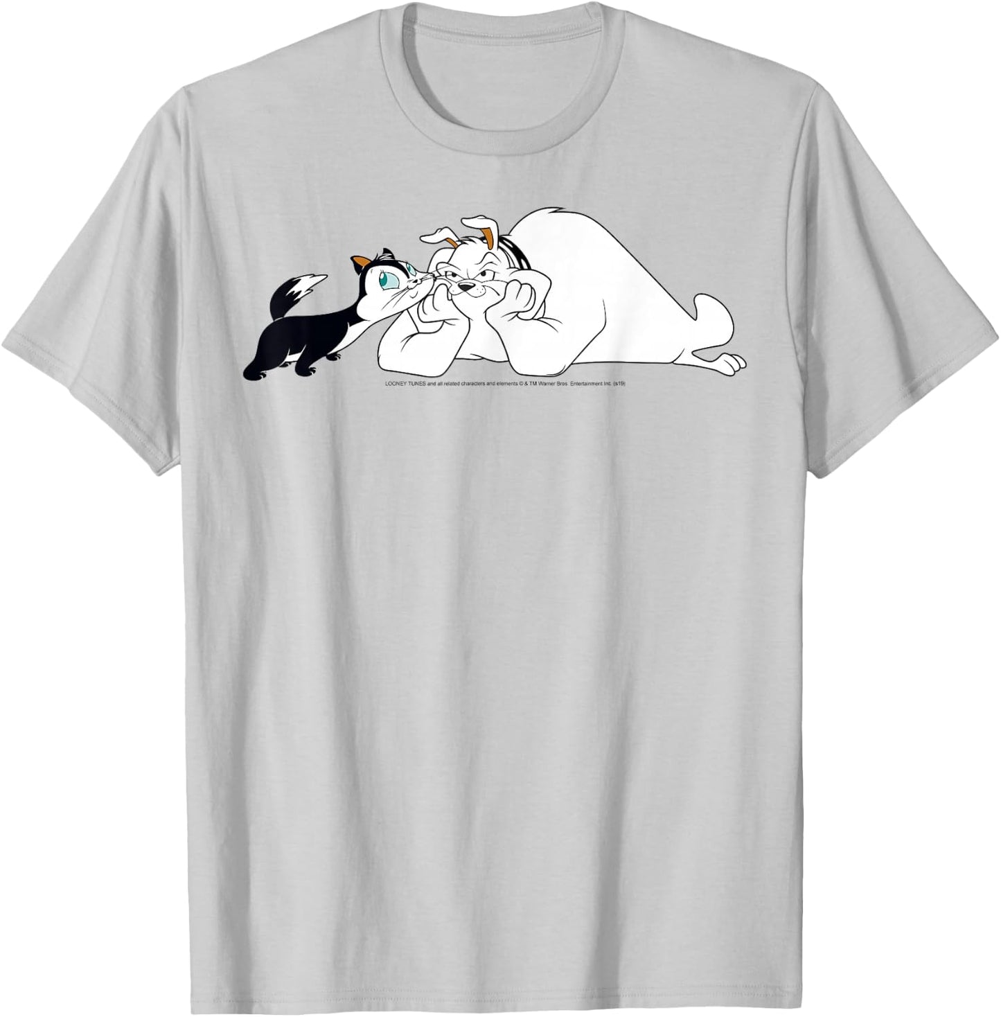 Looney Tunes Marc Antony and Pussyfoot T-Shirt - T-Shirt | Ash