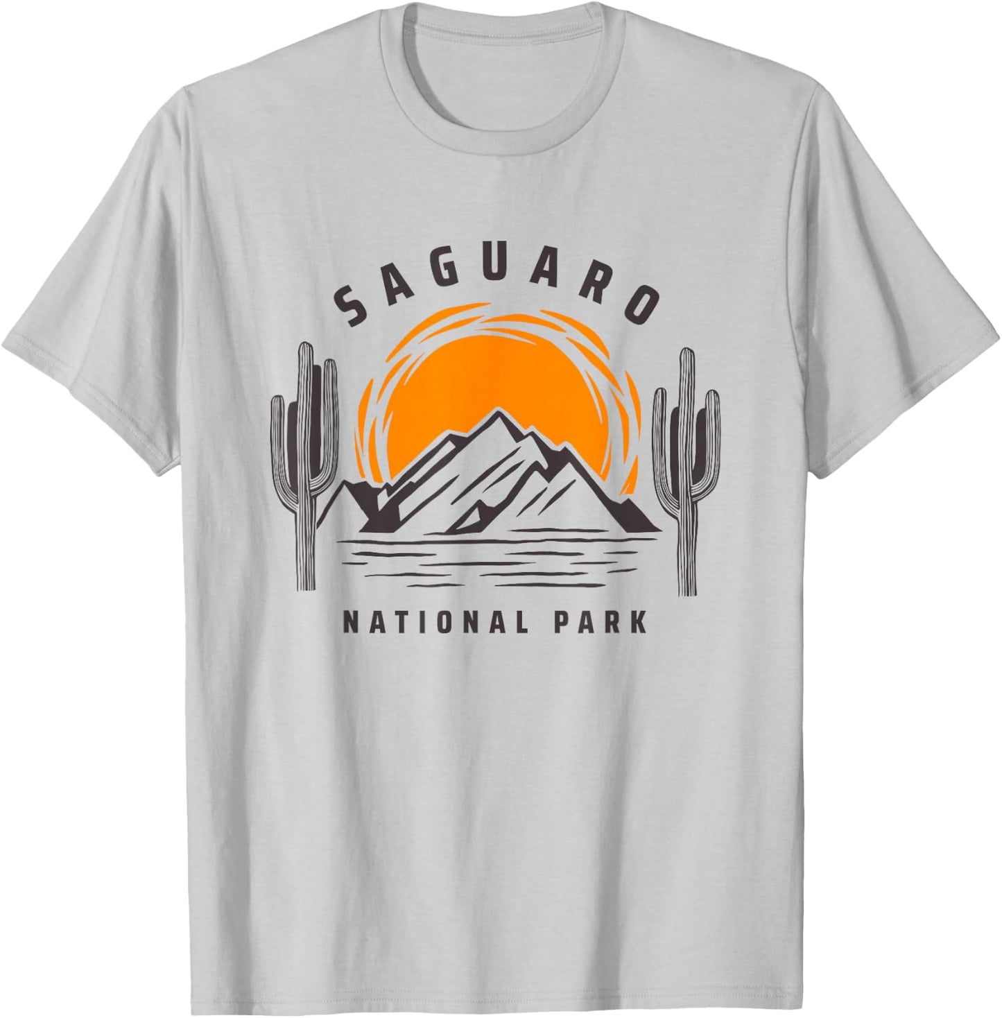 Saguaro National Park Cactus Tucson Arizona Vintage T-Shirt - T-Shirt | Ash