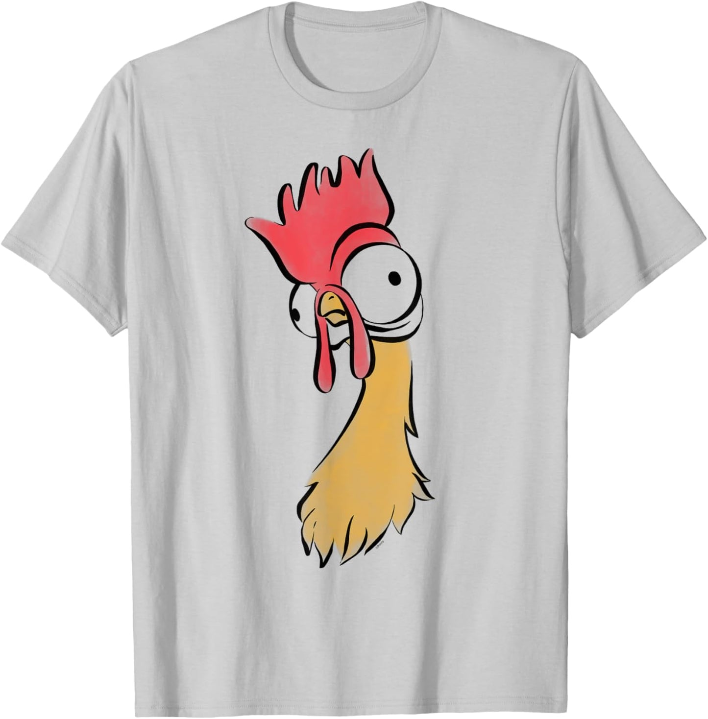 Disney Moana Heihei Rooster Chicken Big Face Costume T-Shirt - T-Shirt | Ash