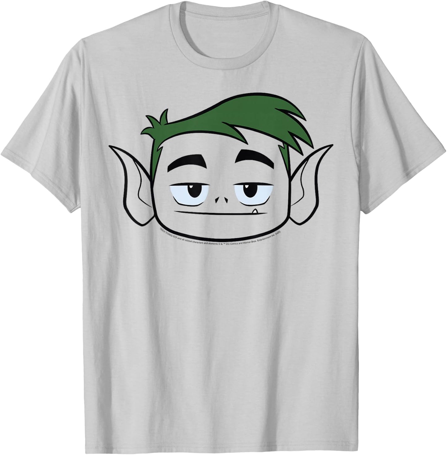 DC Comics Teen Titans Go! Beast Boy Big Face T-Shirt - T-Shirt | Ash