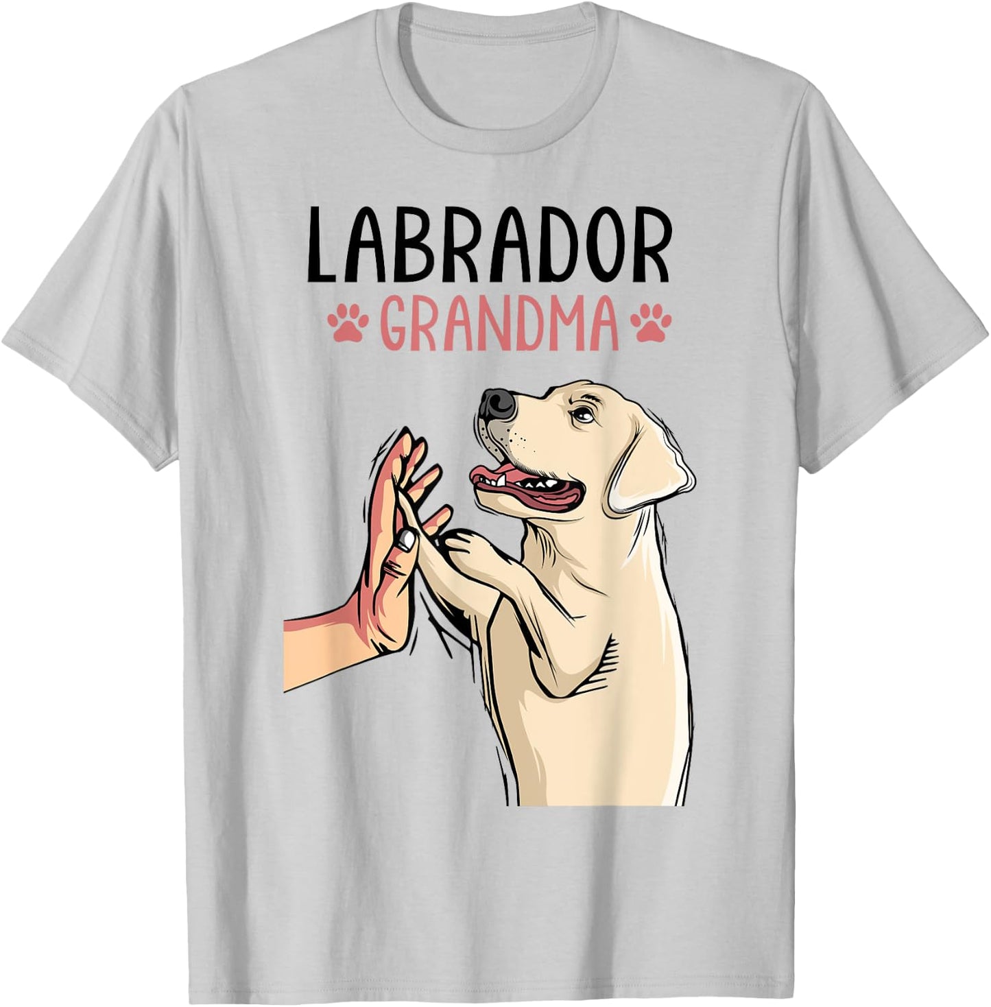 Labrador Grandma Lab Dog Mom Funny Mother´s Day Women T-Shirt - T-Shirt | Ash