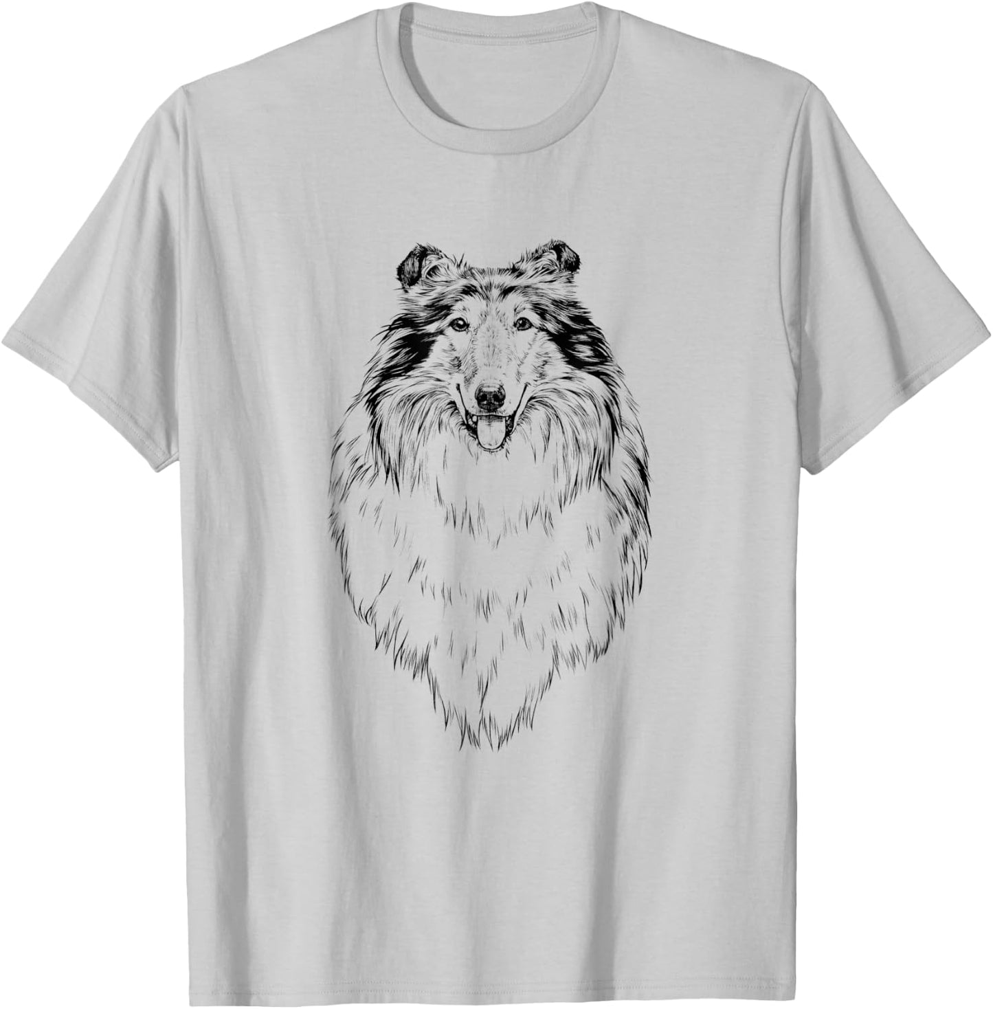 Rough Collie Dog Mom Dog Lover T-Shirt - T-Shirt | Ash