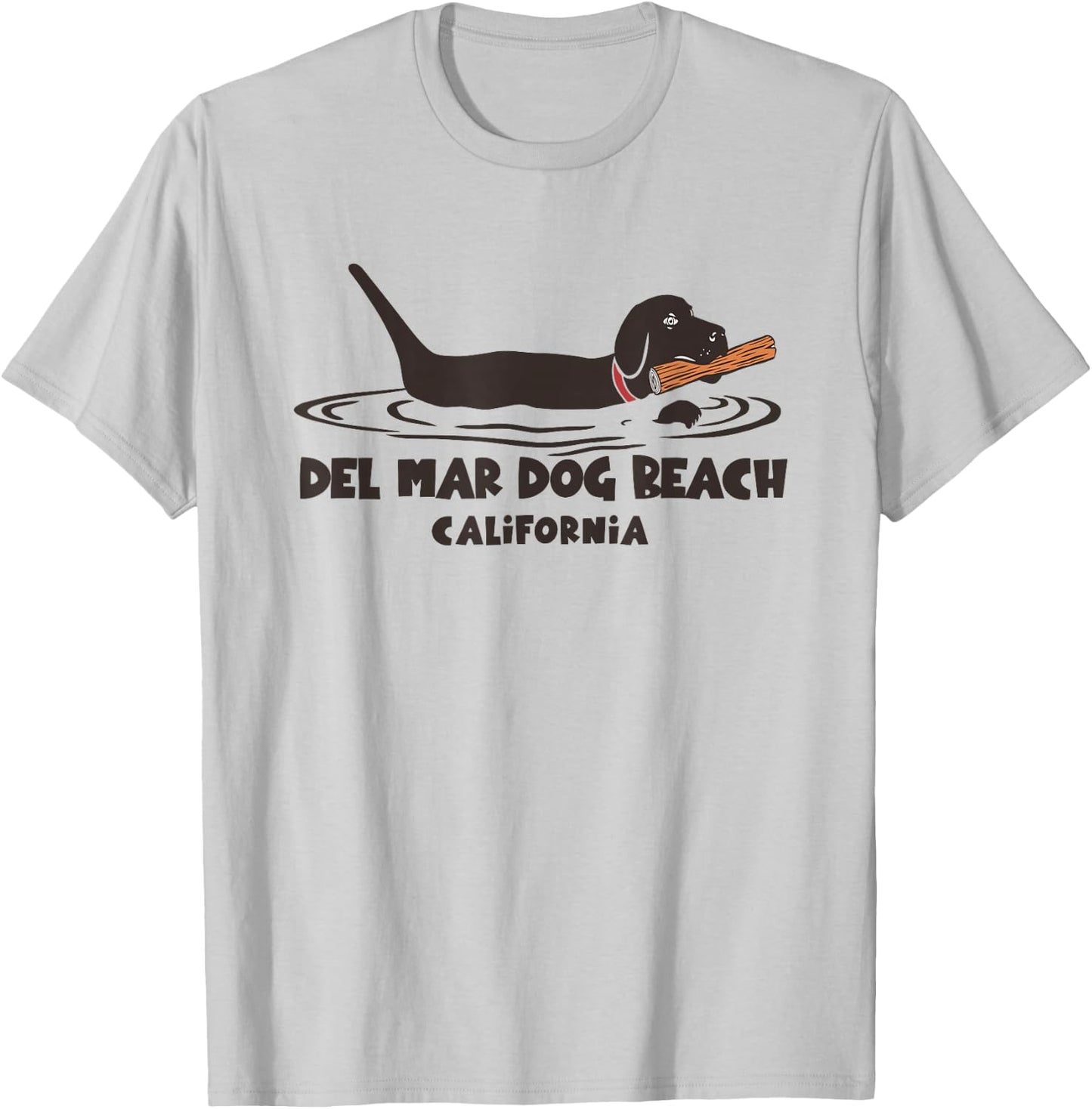 Del Mar California Dog Beach Women Kids T-Shirt - T-Shirt | Ash