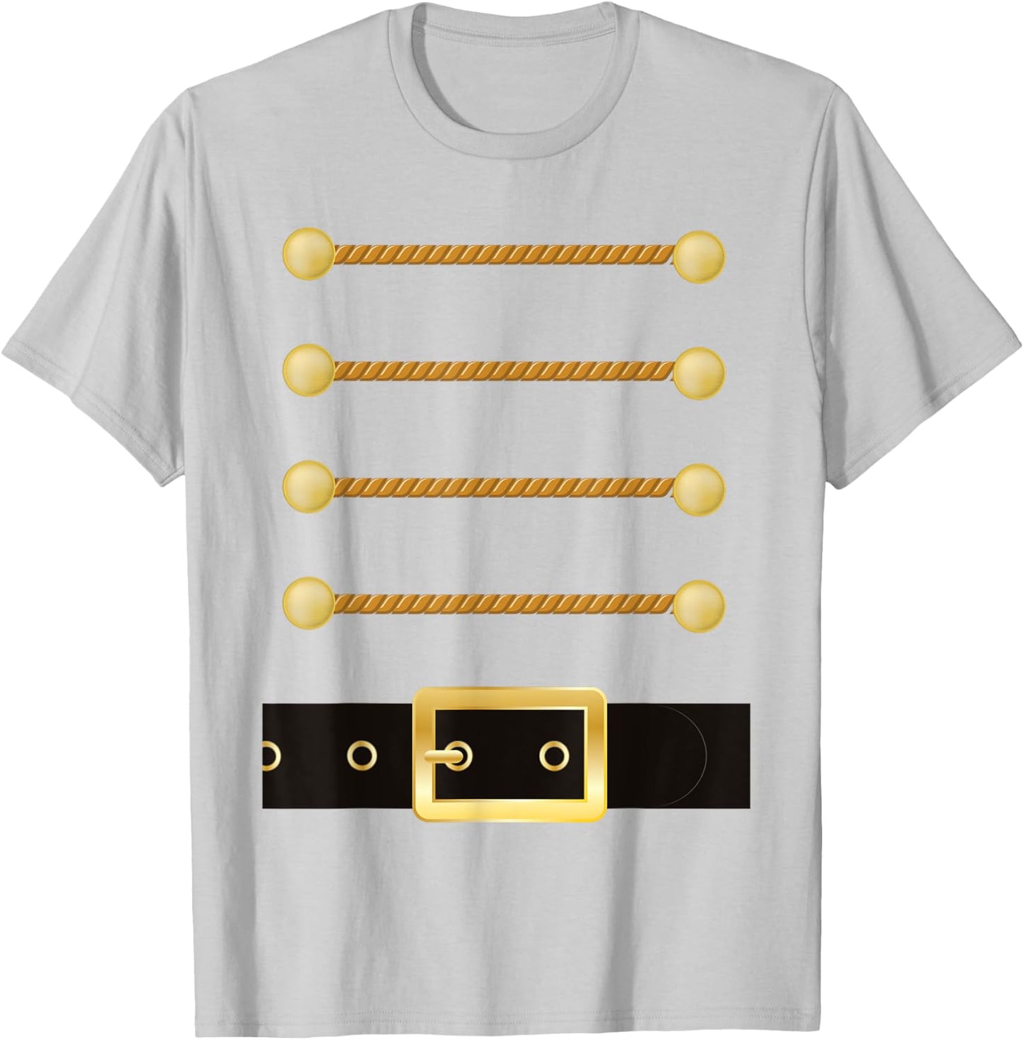 Nutcracker Character Soldier Costume Uniform Funny Christmas T-Shirt - T-Shirt | Ash
