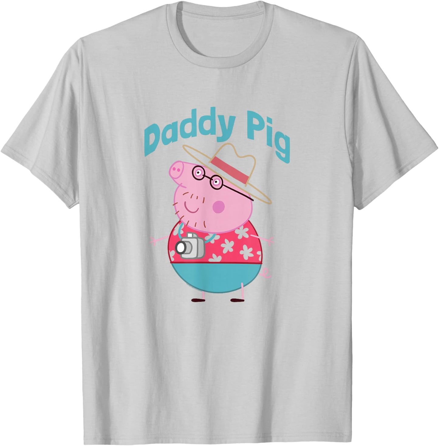 Peppa Pig Daddy Pig T-Shirt - T-Shirt | Ash