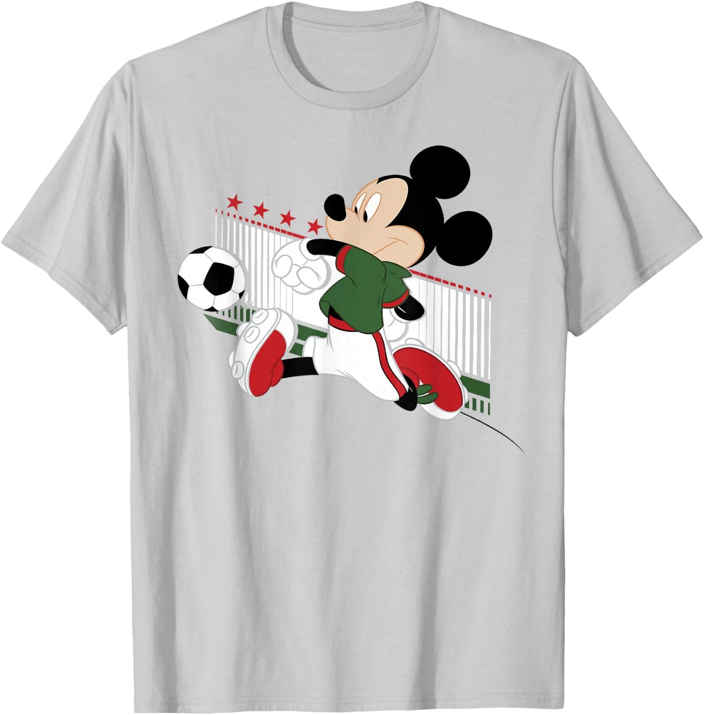 Disney Mickey & Friends Mexico Soccer T-Shirt - T-Shirt | Ash