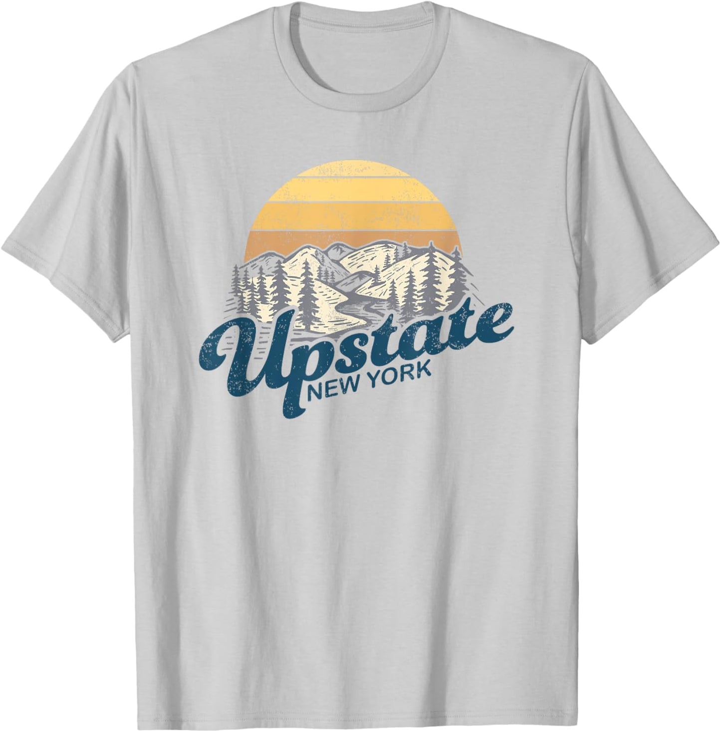 Upstate New York T-Shirt - T-Shirt | Ash