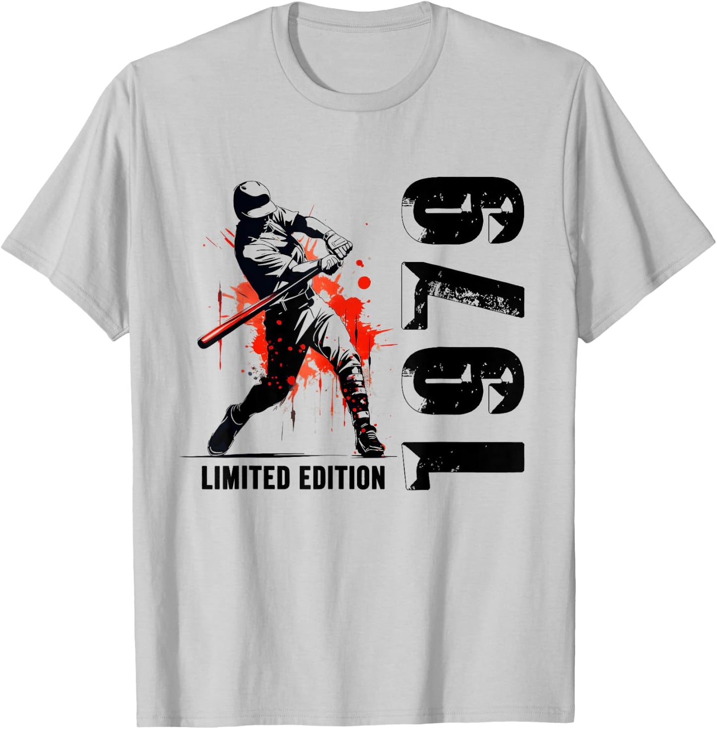 45th Birthday Baseball Limited Edition 1979 45 Years Old T-Shirt - T-Shirt | Ash