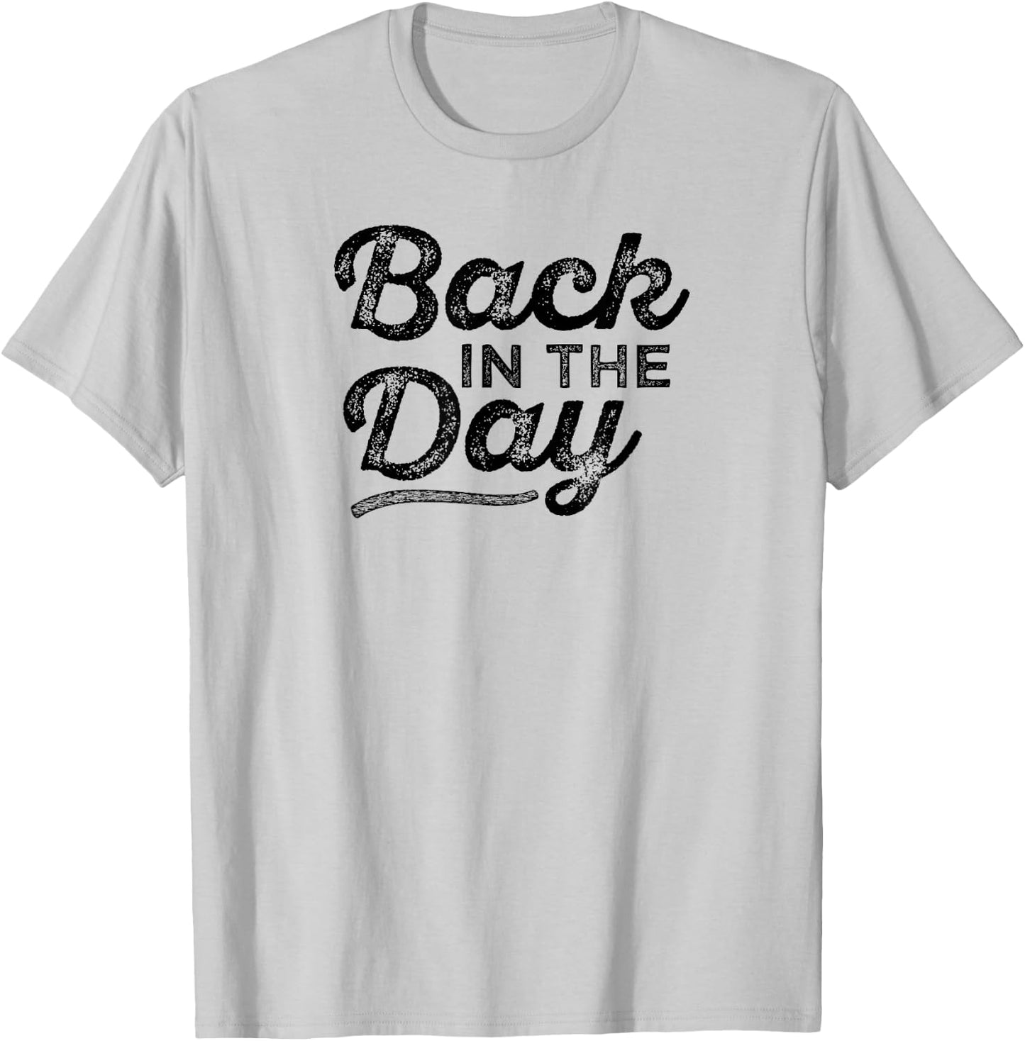 Back In The Day Vintage T-Shirt - T-Shirt | Ash