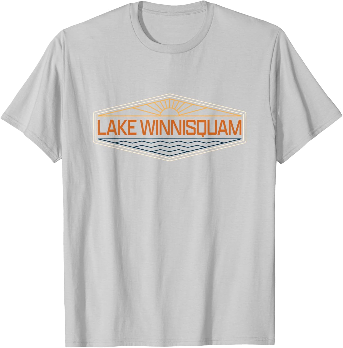 Lake Winnisquam New Hampshire T-Shirt - T-Shirt | Ash