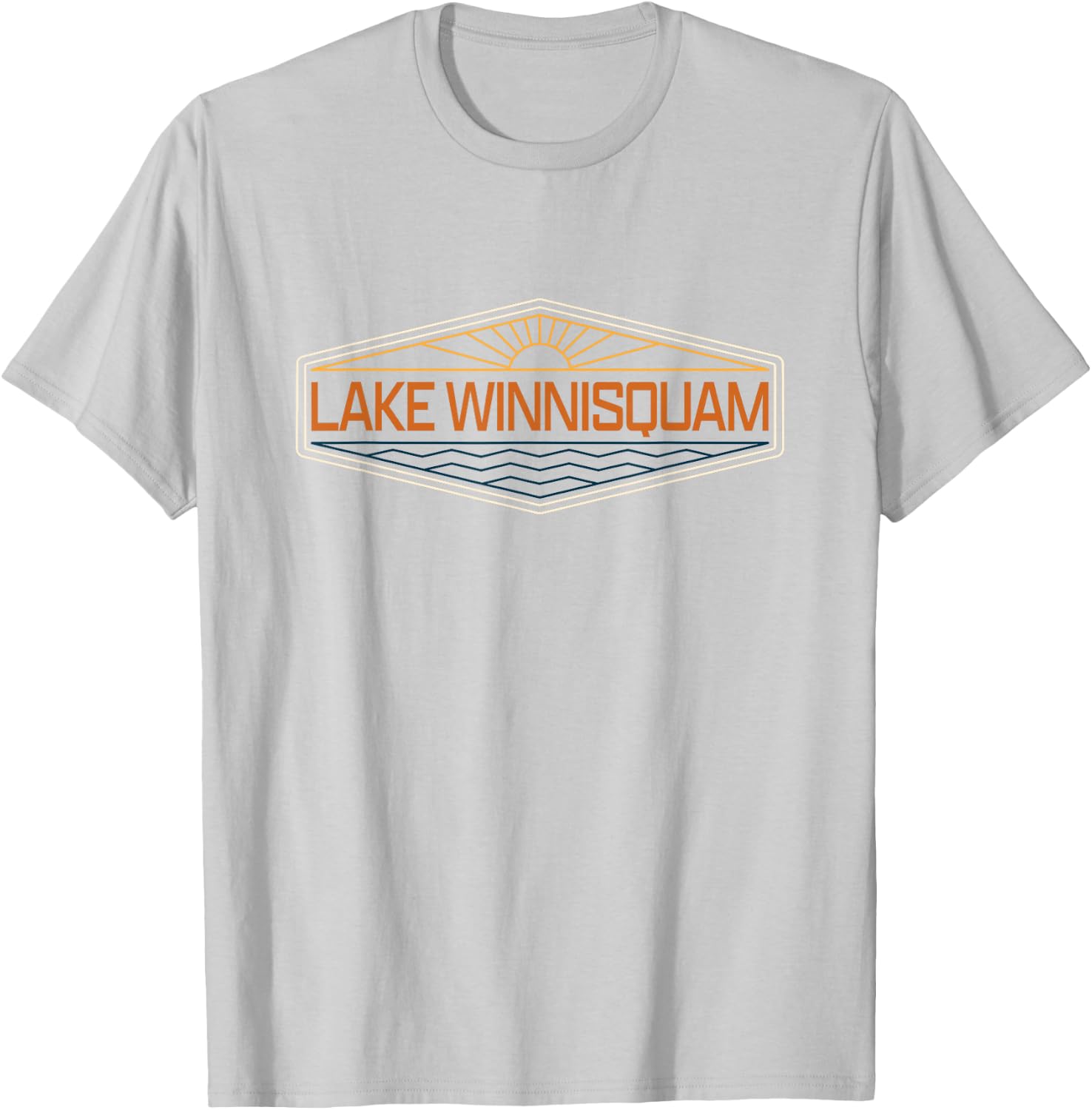 Lake Winnisquam New Hampshire T-Shirt - T-Shirt | Ash