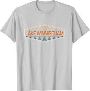 Lake Winnisquam New Hampshire T-Shirt - T-Shirt | Ash