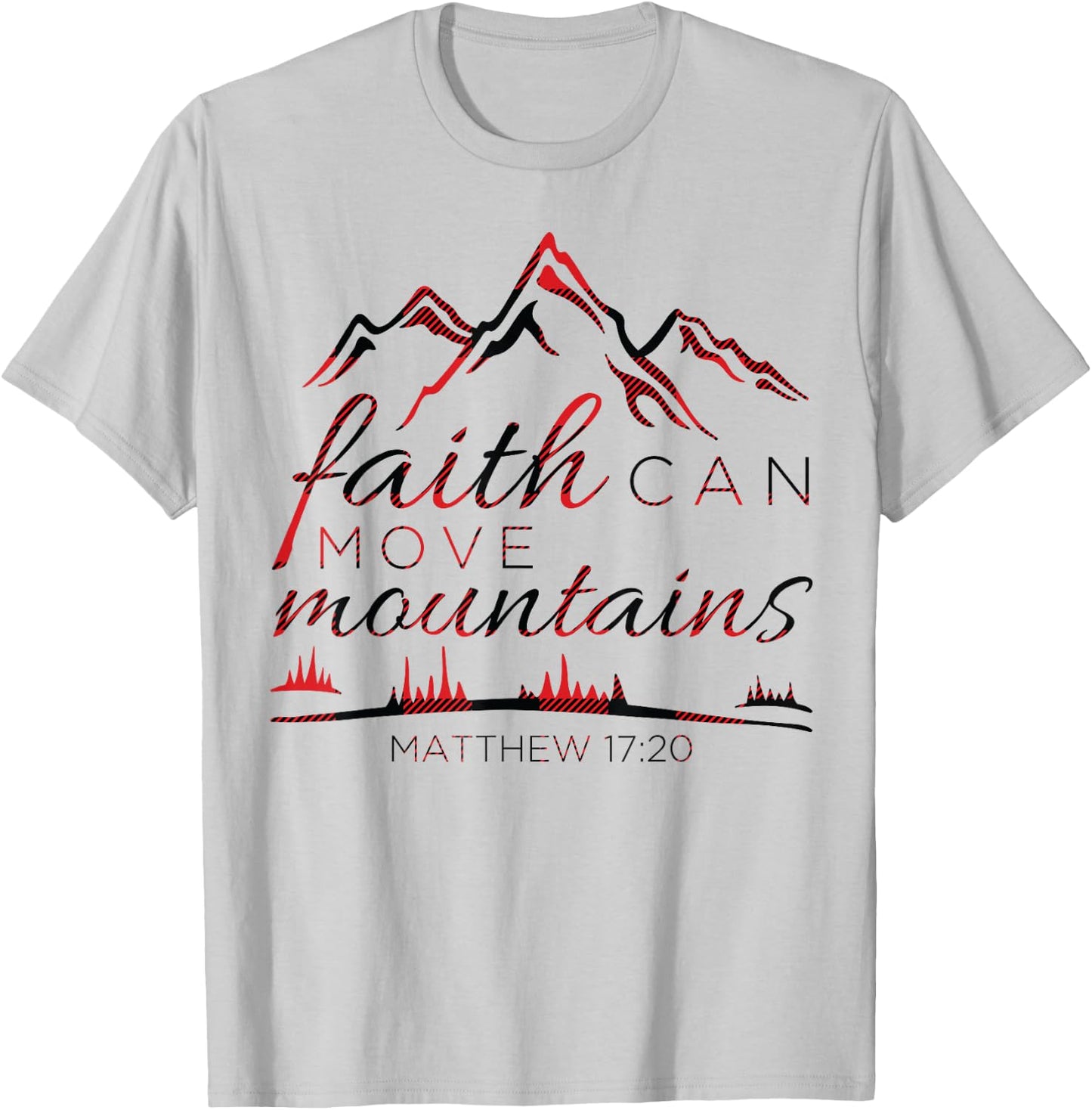 Christian Faith Religious Bible Verse Gifts Women Teen Girls T-Shirt - T-Shirt | Ash