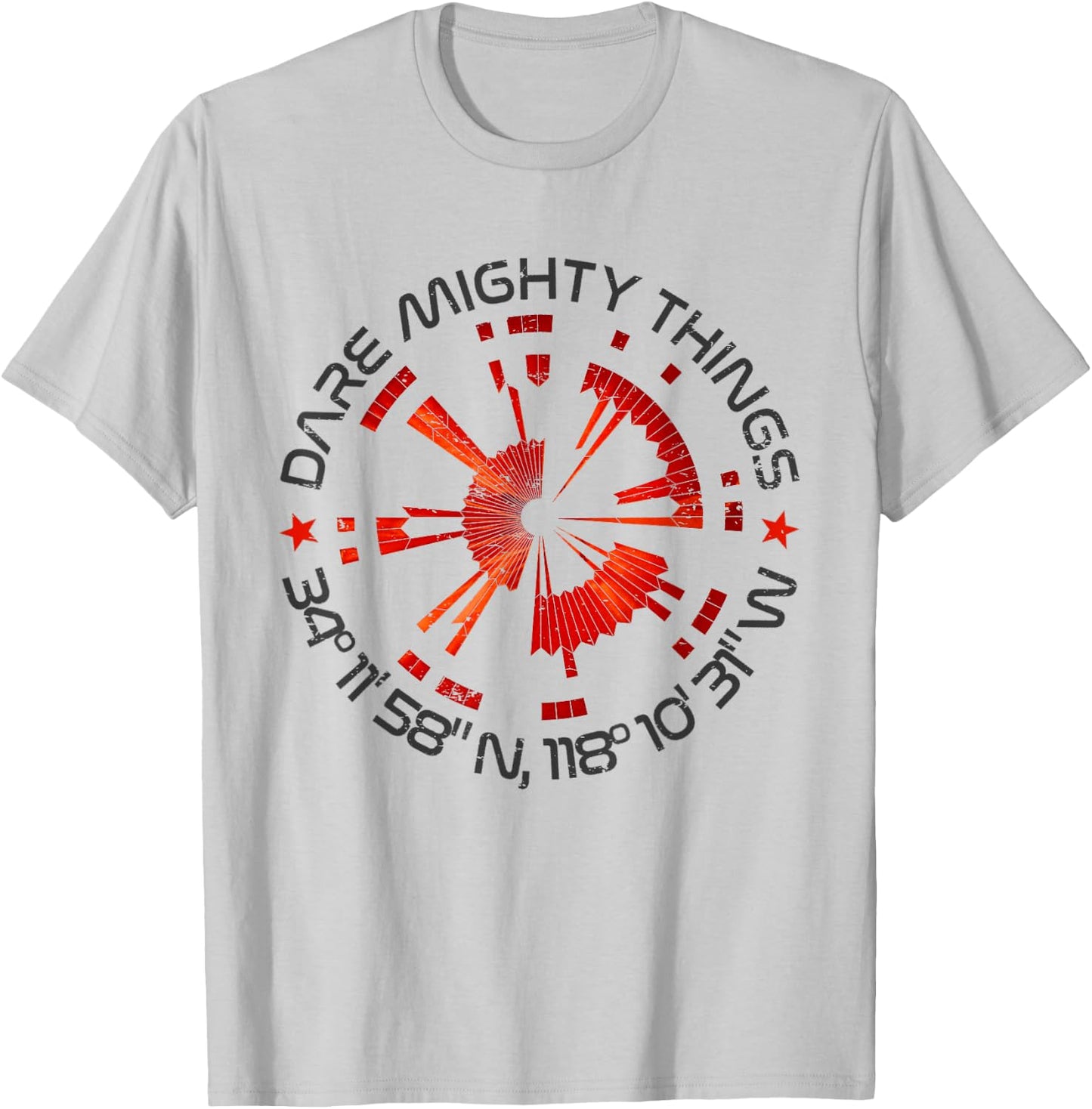 Dare Mighty Things Mars Rover 2020 T-Shirt - T-Shirt | Ash