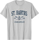 St. Barths Vintage Navy Crossed Oars & Boat Anchor T-Shirt - T-Shirt | Ash