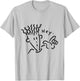Fido Dido Grey Hey Points - Women's -Adults Classic Fit Short Sleeve Cotton, Polyester Blend - Small T-Shirt - T-Shirt | Ash