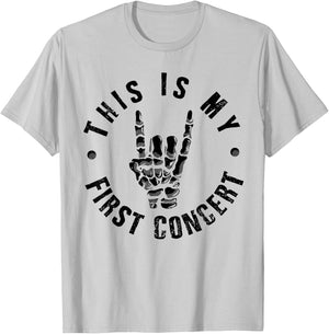 This Is My First Concert T-Shirt - T-Shirt | Ash