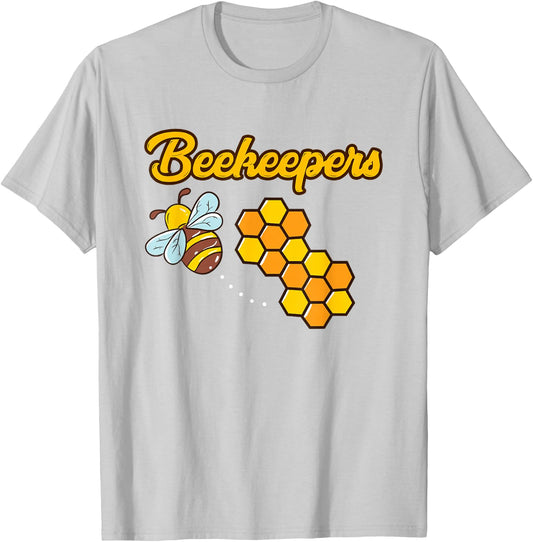 Beekeeper Gift Love Bees Beekeeping Gift Bee Lover T-Shirt - T-Shirt | Ash