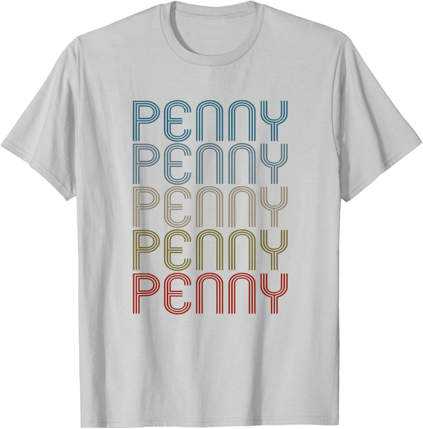 Penny First Name Vintage Retro T-Shirt - T-Shirt | Ash