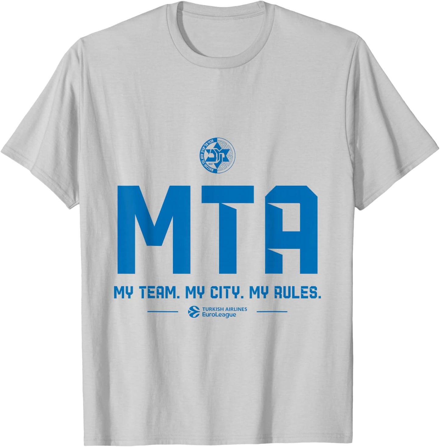 Teams - Maccabi Playtika Tel Aviv T-Shirt - T-Shirt | Ash