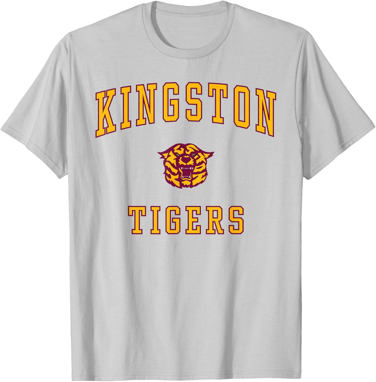 Kingston High School Tigers T-Shirt - T-Shirt | Ash