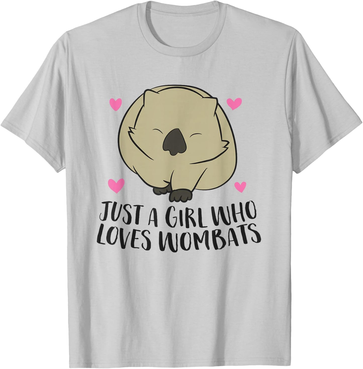 Just a girl who loves wombats T-Shirt - T-Shirt | Ash