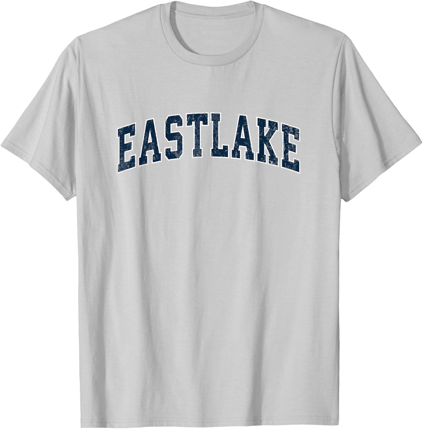 Eastlake Ohio OH Vintage Sports Design Navy Design T-Shirt - T-Shirt | Ash