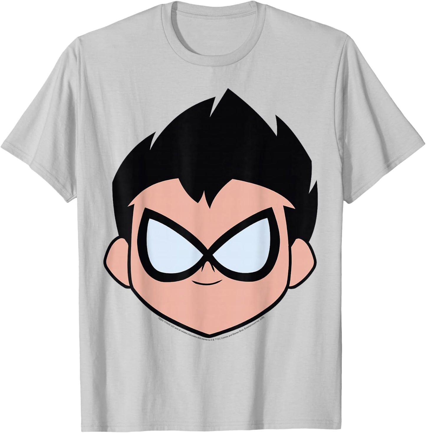 DC Comics Teen Titans Go! Robin Big Face T-Shirt - T-Shirt | Ash