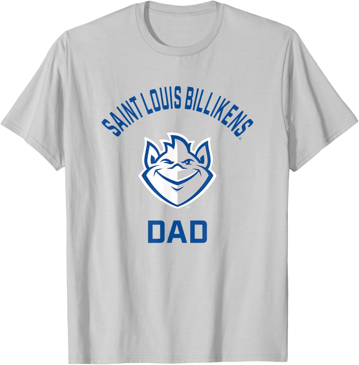 Saint Louis University SLU Billikens Arched Dad T-Shirt - T-Shirt | Ash