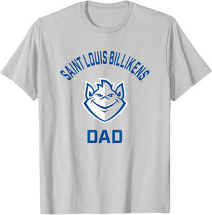 Saint Louis University SLU Billikens Arched Dad T-Shirt - T-Shirt | Ash