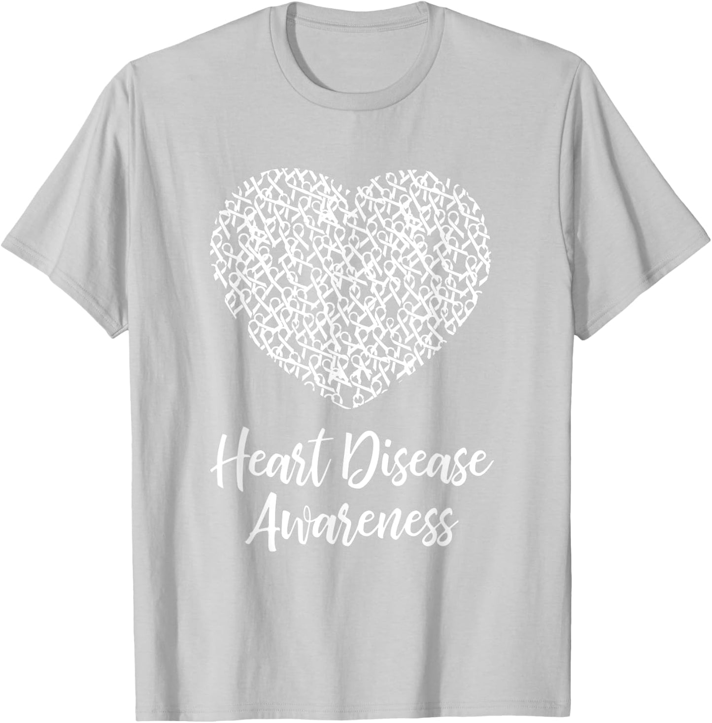American Heart Month Support Co Heart Disease Awareness Gift February Wear Red T-Shirt - T-Shirt | Ash