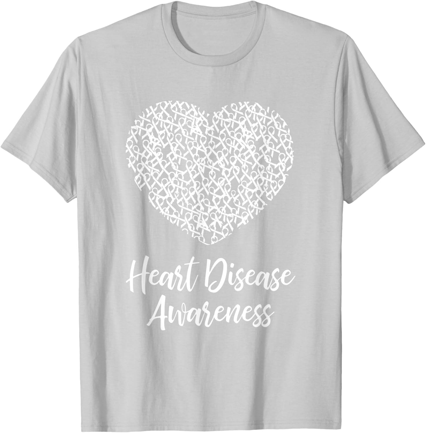 American Heart Month Support Co Heart Disease Awareness Gift February Wear Red T-Shirt - T-Shirt | Ash