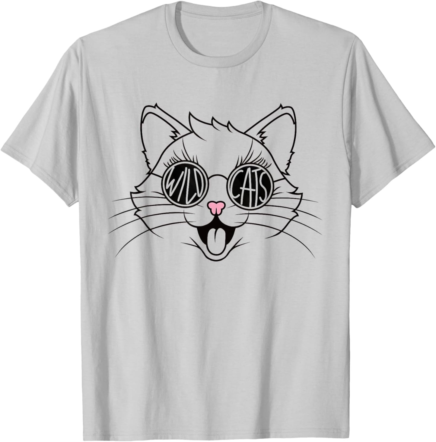Wildcats School Sports Fan Team Spirit Back To school T-Shirt - T-Shirt | Ash