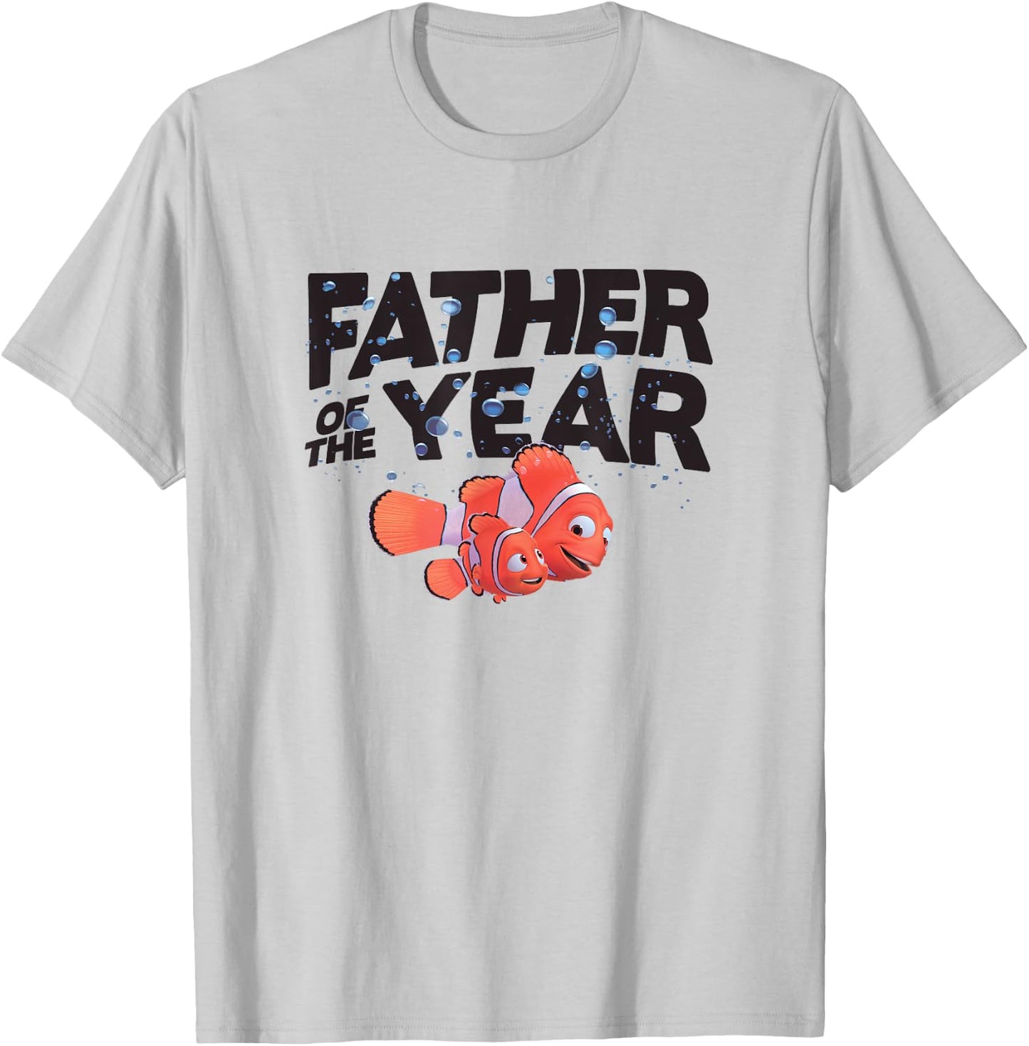 Disney Pixar Finding Nemo Father's Day Father Of The Year T-Shirt - T-Shirt | Ash