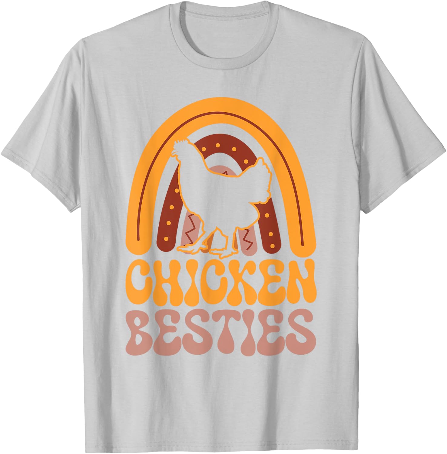 Chicken Besties BFF Best Friends Bestie T-Shirt - T-Shirt | Ash