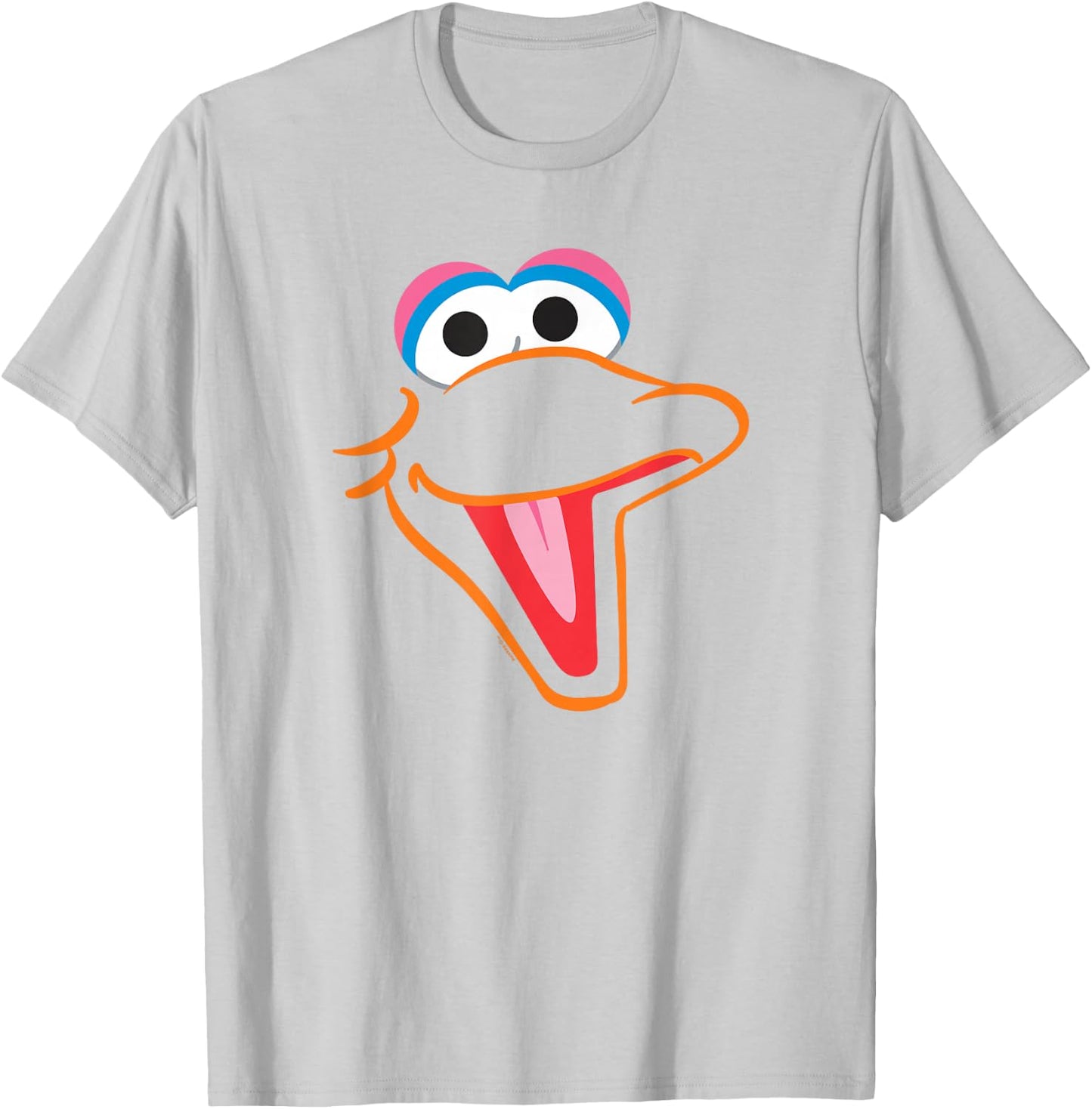 Sesame Street Big Bird Face Halloween Costume T-Shirt - T-Shirt | Ash