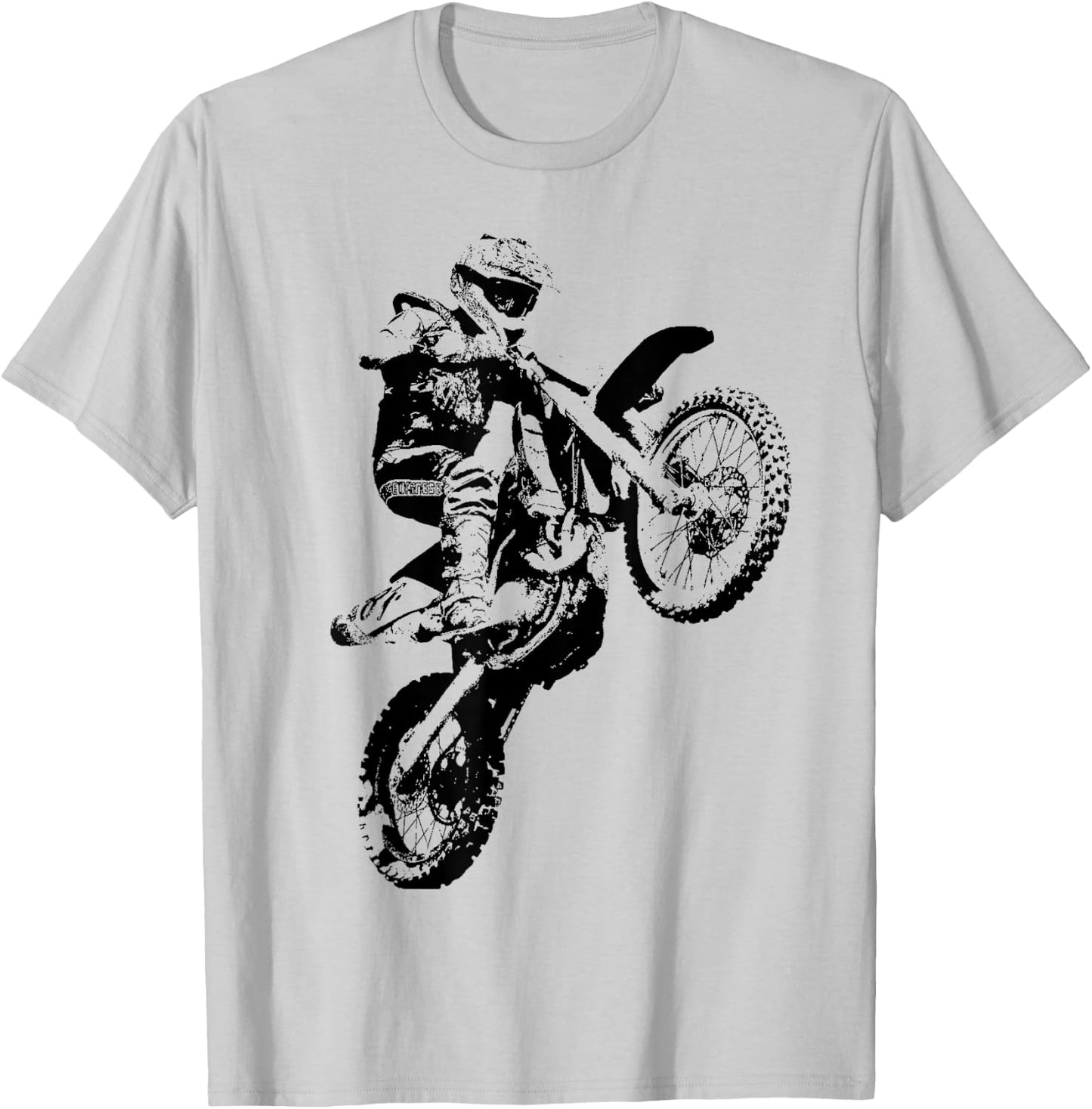 I love motocross dirt bike T-Shirt - T-Shirt | Ash