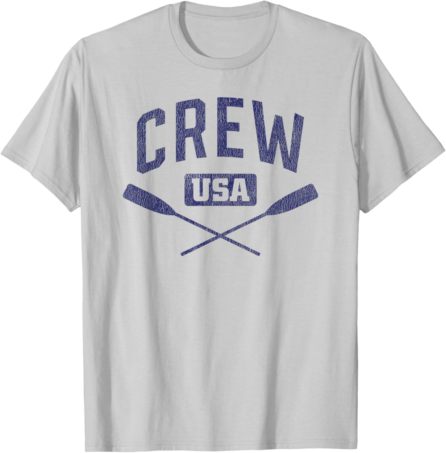 Rowing Crew USA Coxswain Sculling Row Team T-Shirt - T-Shirt | Ash